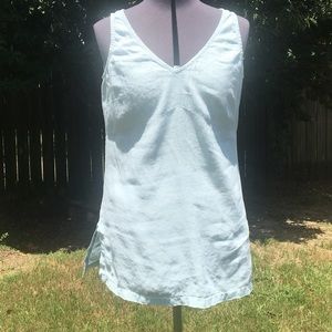 Vintage 90’s Express light blue linen tunic